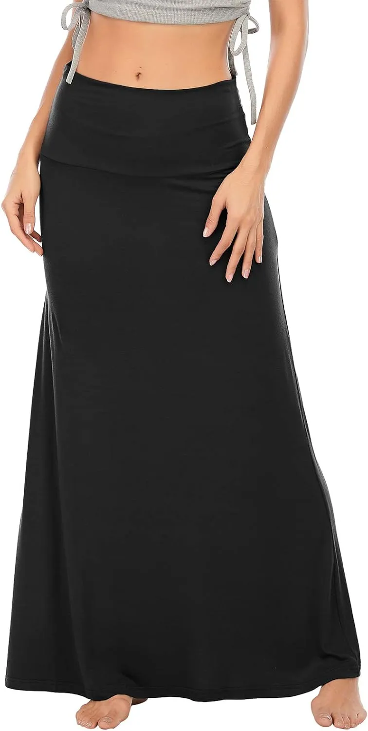 American Trends Womens Maxi Skirts Long Skirt for Women High Waist Maxi Dresses