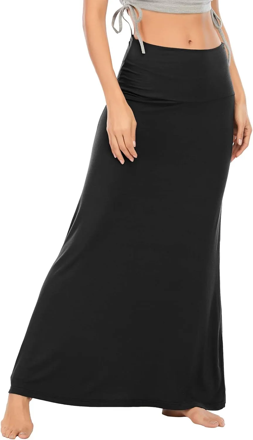 American Trends Womens Maxi Skirts Long Skirt for Women High Waist Maxi Dresses