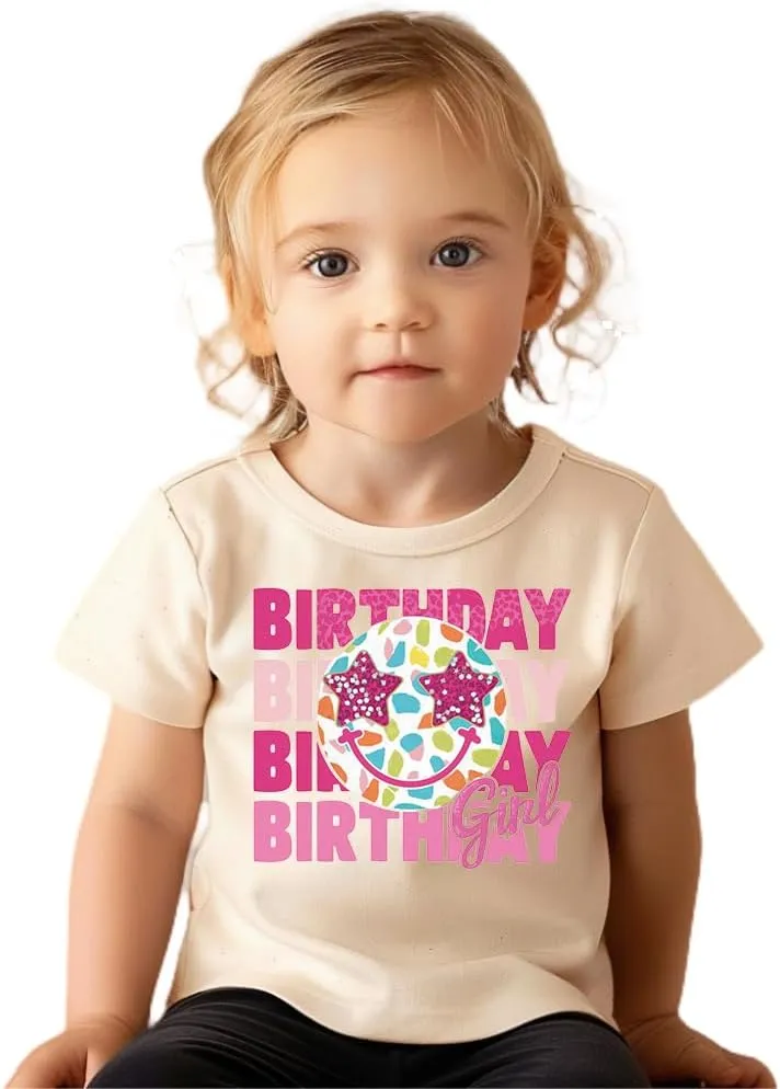 Birthday Girls Shirt - Toddler It's My Birthday T-Shirt for Baby Girls - Happy Cotton Tee for Kids