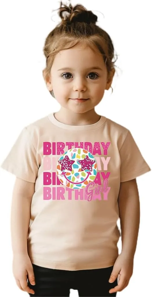 Birthday Girls Shirt - Toddler It's My Birthday T-Shirt for Baby Girls - Happy Cotton Tee for Kids