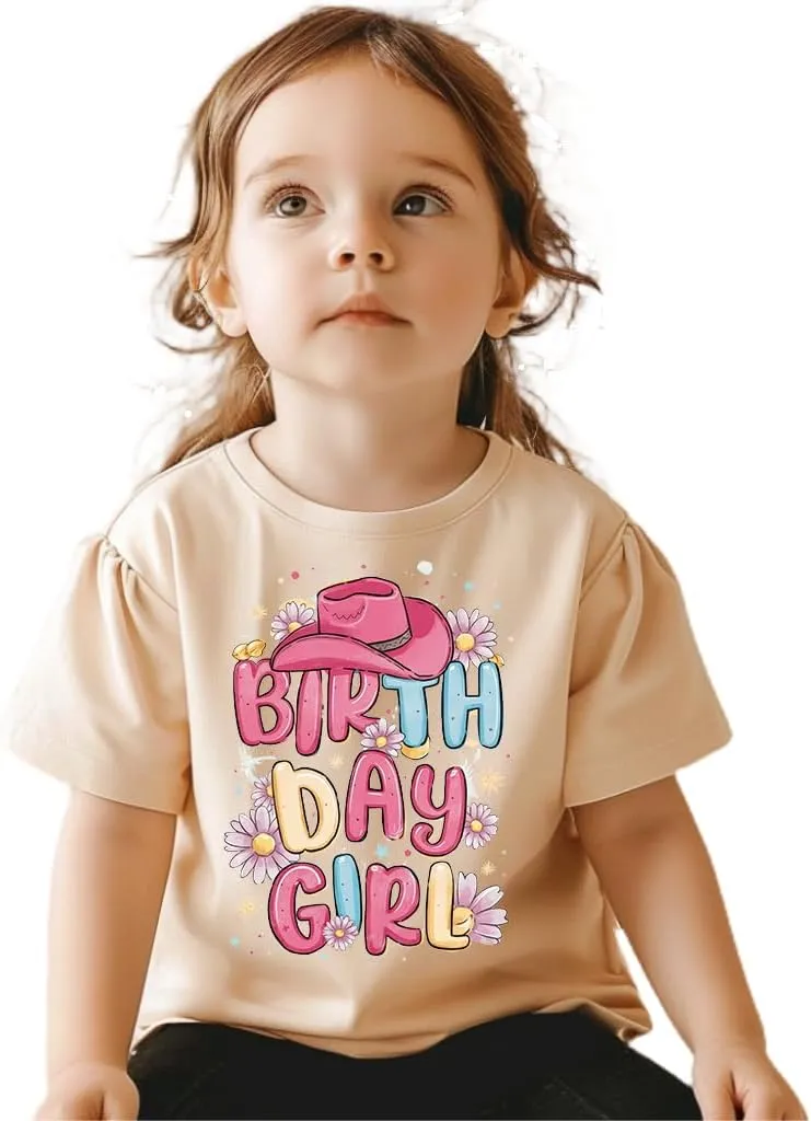 Birthday Girls Shirt - Toddler It's My Birthday T-Shirt for Baby Girls - Happy Cotton Tee for Kids