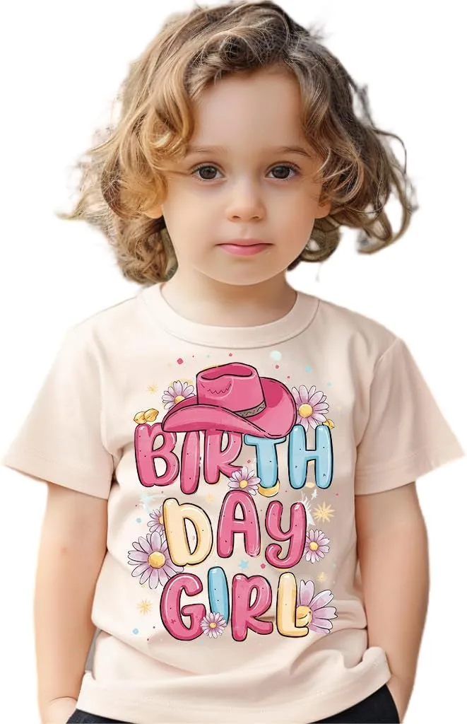 Birthday Girls Shirt - Toddler It's My Birthday T-Shirt for Baby Girls - Happy Cotton Tee for Kids