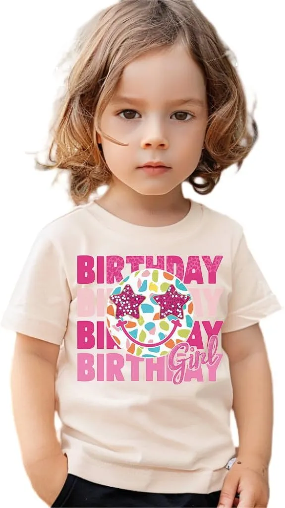 Birthday Girls Shirt - Toddler It's My Birthday T-Shirt for Baby Girls - Happy Cotton Tee for Kids