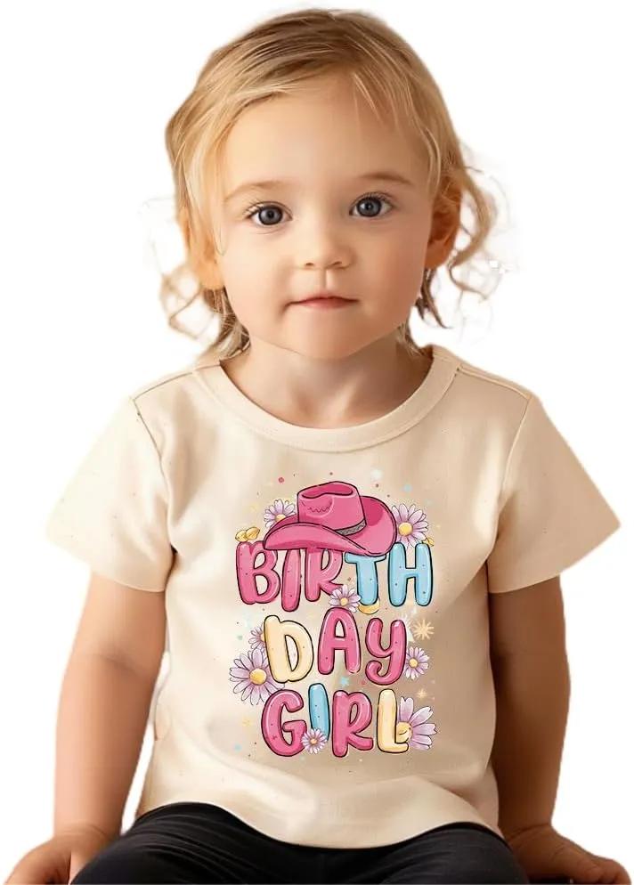 Birthday Girls Shirt - Toddler It's My Birthday T-Shirt for Baby Girls - Happy Cotton Tee for Kids
