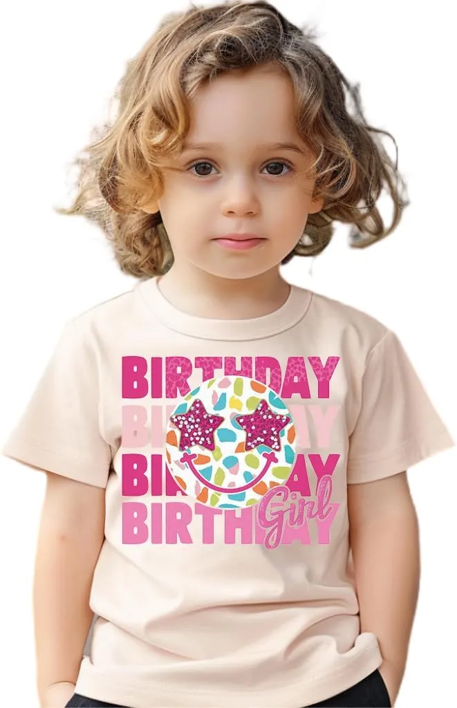 Birthday Girls Shirt - Toddler It's My Birthday T-Shirt for Baby Girls - Happy Cotton Tee for Kids