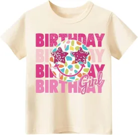 Birthday Girls Shirt - Toddler It's My Birthday T-Shirt for Baby Girls - Happy Cotton Tee for Kids