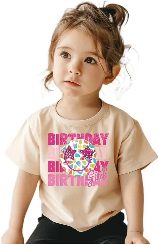 Birthday Girls Shirt - Toddler It's My Birthday T-Shirt for Baby Girls - Happy Cotton Tee for Kids