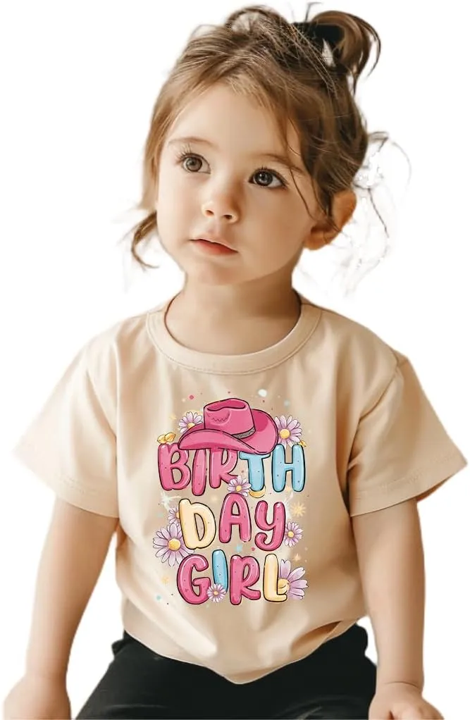 Birthday Girls Shirt - Toddler It's My Birthday T-Shirt for Baby Girls - Happy Cotton Tee for Kids