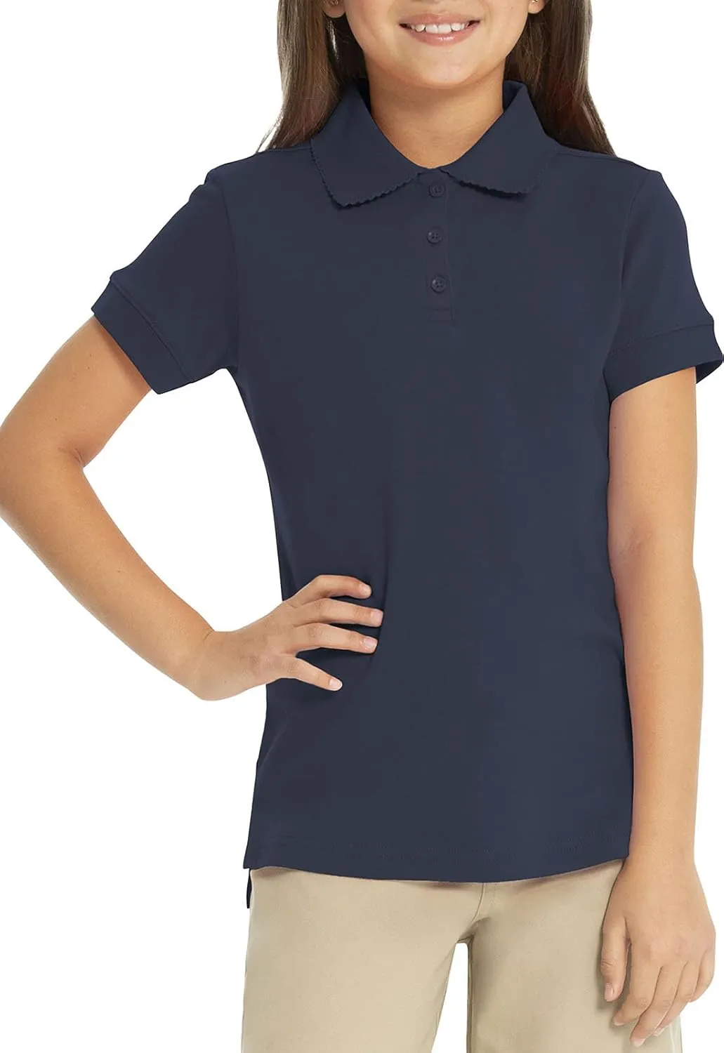 Classroom Girls' Feminine Fit Polo