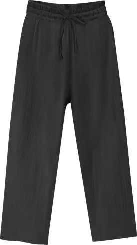 Cotton Linen Wide Leg Pants for Women High Waisted Slacks Lounge Baggy Flowy Palazzo Pants Casual Beach Trousers
