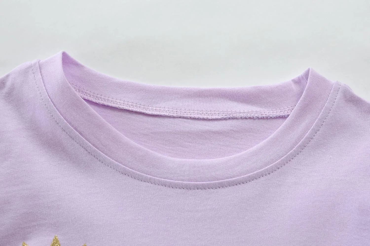DDSOL T-Shirts Baby Girls Ruffle Sleeve Shirts Summer Toddler Cotton Tees Kids Graphic Tank Tops 2-7 Years