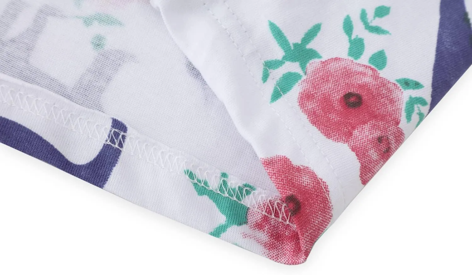 DDSOL T-Shirts Baby Girls Ruffle Sleeve Shirts Summer Toddler Cotton Tees Kids Graphic Tank Tops 2-7 Years