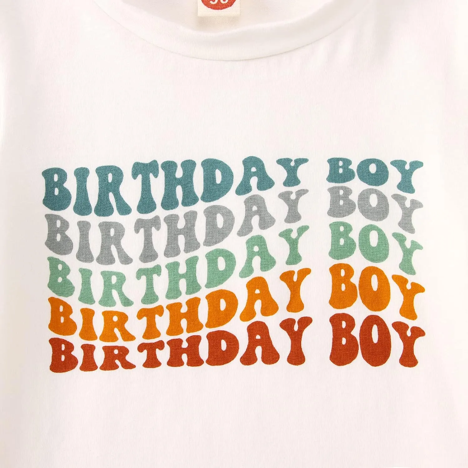 KEKEMI Birthday Boy Shirt Toddler Baby Boys Birthday Party T-Shirt Cute Letter Print 1st 2nd 3rd 4th 5th Birthday Gift Tees