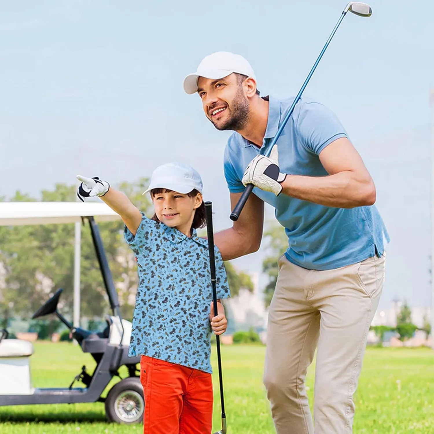 M MAELREG Boys Polo Shirt Short Sleeve Performance Dry Fit Stretch Funny Print Active Casual Collared Golf Shirts for Boy