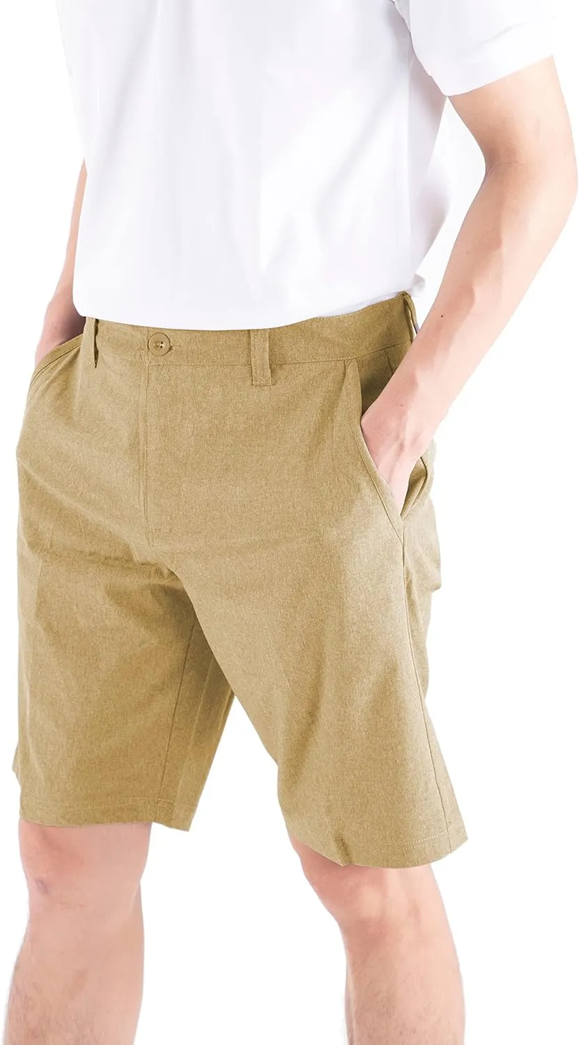 Mens Hiking Shorts Quick Dry Casual Dress Shorts with Pocket Summer Athletic Pants Travel Fishing Camping