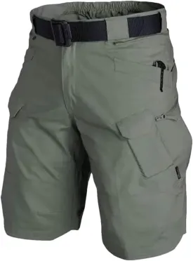 Men's Summer Waterproof Quick Dry Multi-Pocket Shorts Cargo Shorts Tactical Outdoor Hunting Fishing Short Pants