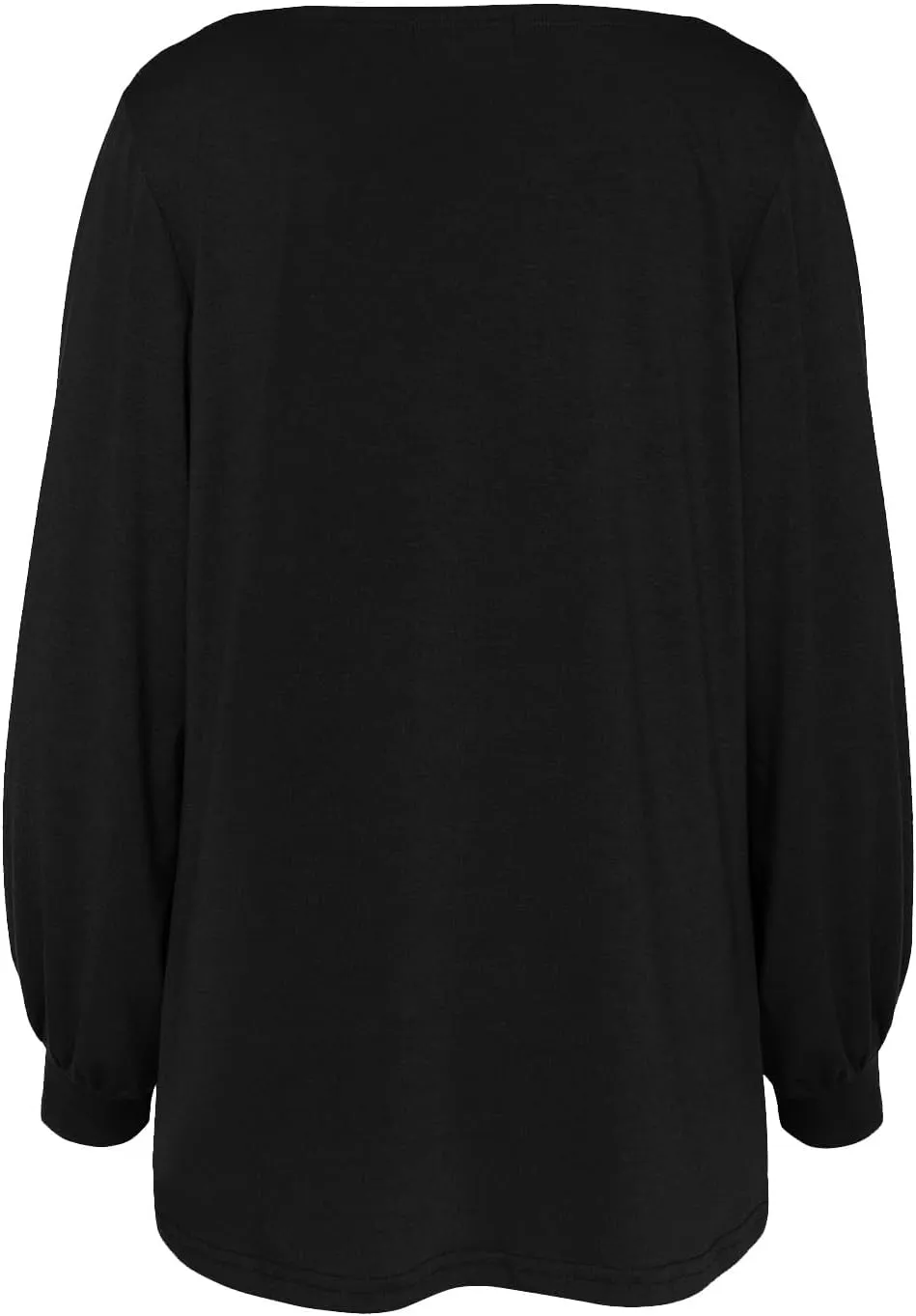 PESION Womens Casual Bishop Sleeve Blouse Boat Neck T-Shirts Tunic Tops
