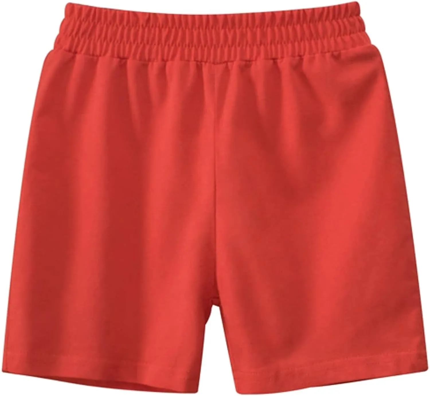 Toddler Boys Cotton Shorts Summer Elastic Waistband Pull on Jogger Short Pants