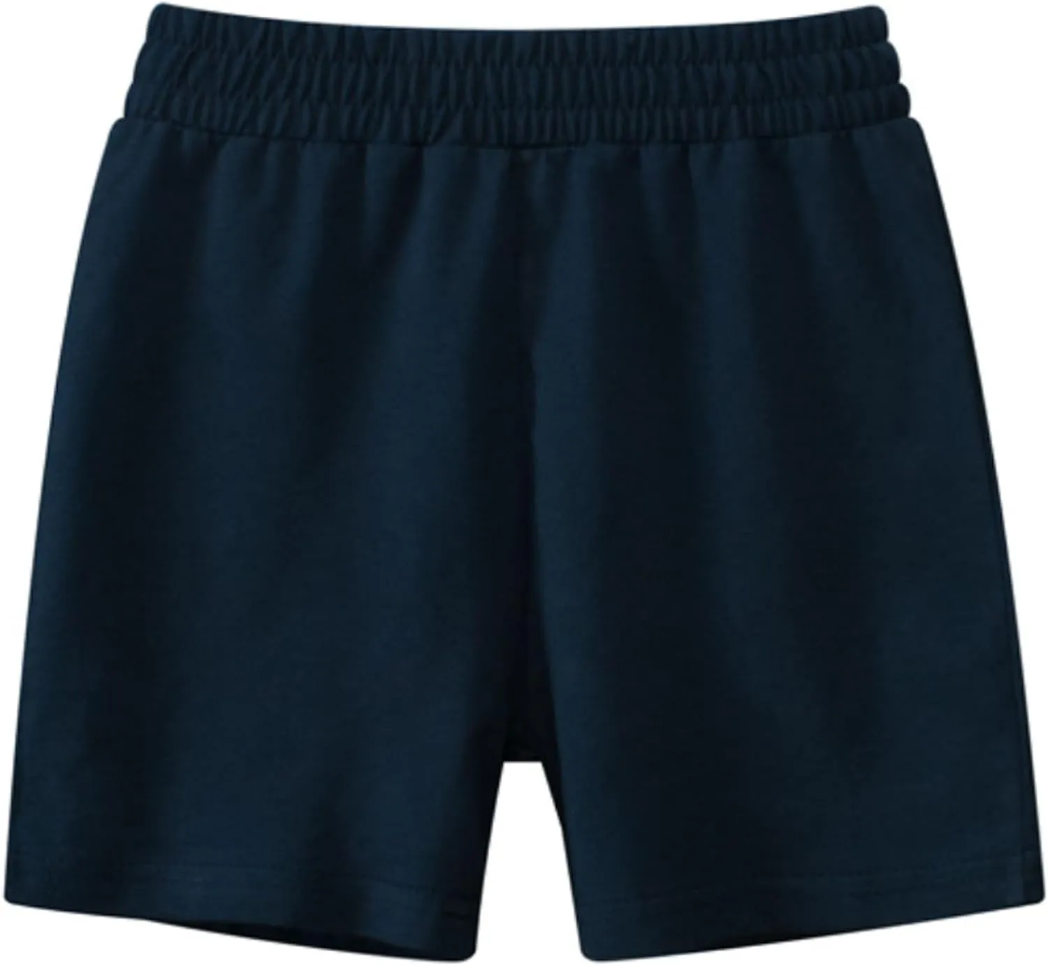 Toddler Boys Cotton Shorts Summer Elastic Waistband Pull on Jogger Short Pants