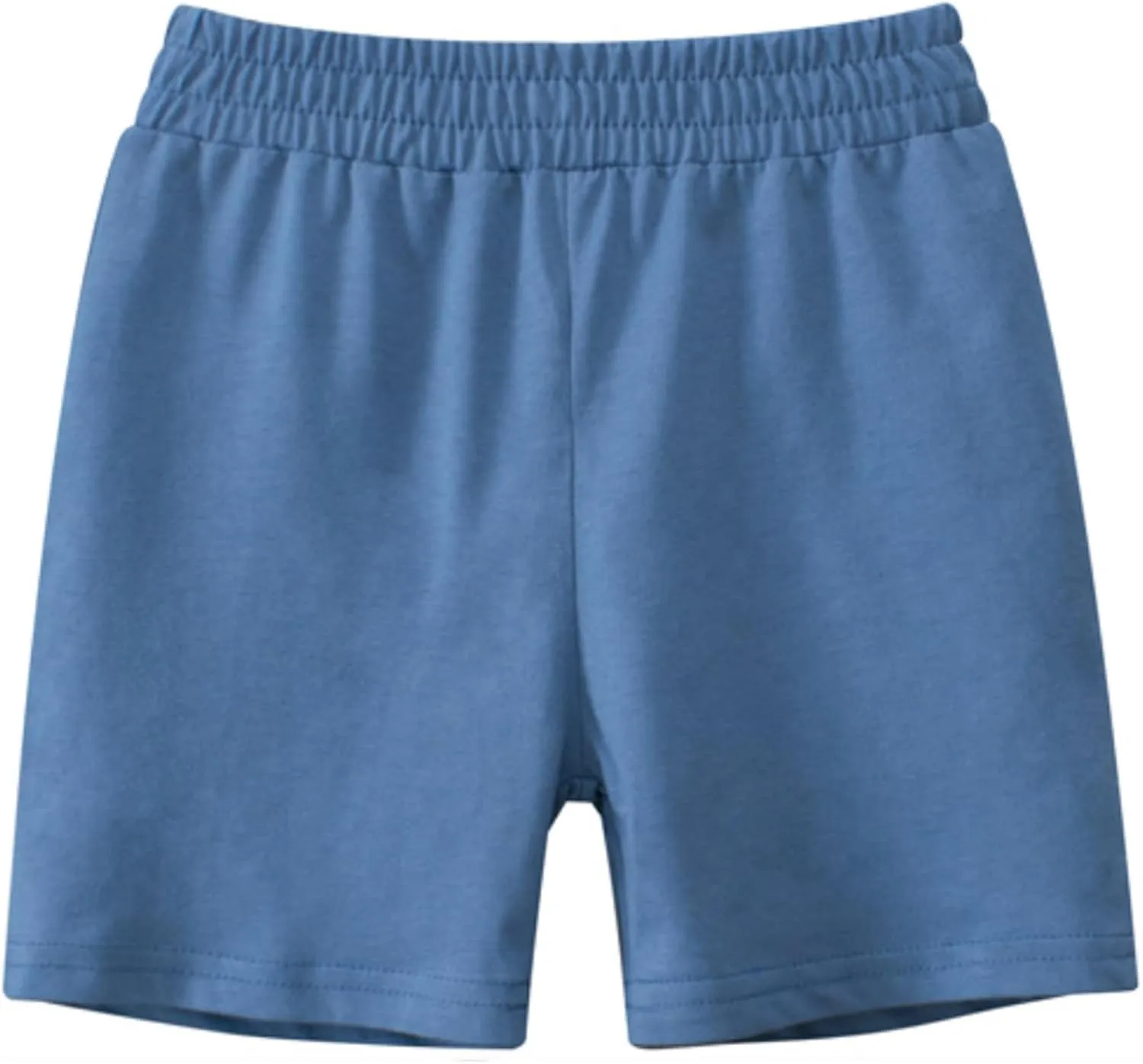 Toddler Boys Cotton Shorts Summer Elastic Waistband Pull on Jogger Short Pants